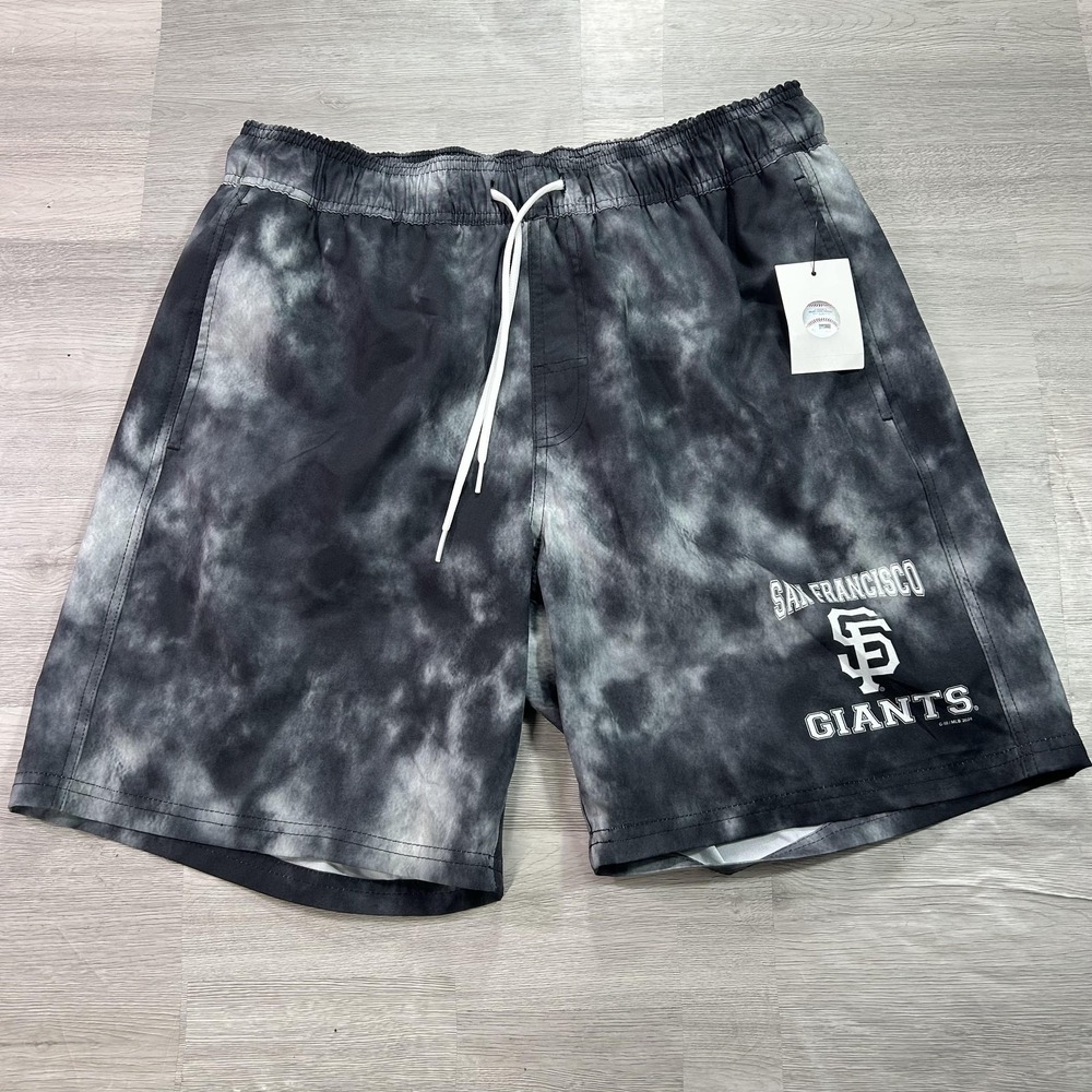NEW San Francisco Giants Shorts Mens Large Black MLB Baseball GIII Sports‎